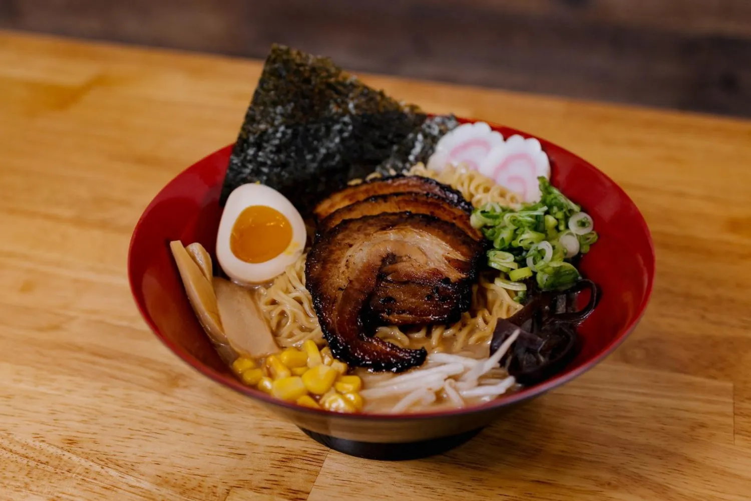 Classic Tonkotsu Ramen at Robins Poke & Ramen, Asian Restaurant in Warner Robins