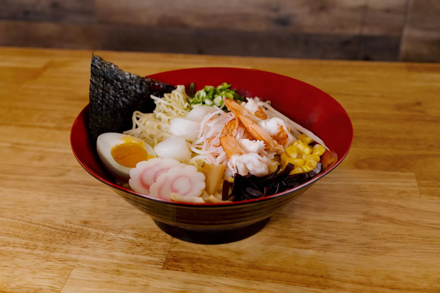 Seafood Ramen at Robins Poke & Ramen, Asian Restaurant in Warner Robins